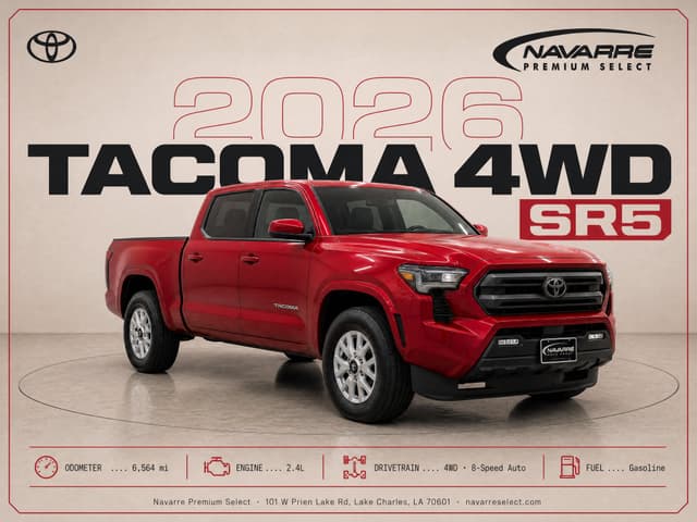 2026 Toyota Tacoma 4WD SR5